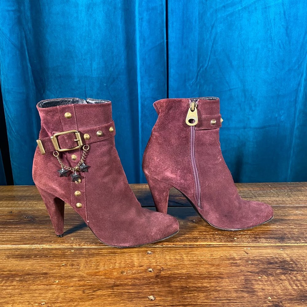 Marc Jacobs Studded Suede Booties w/ Stars - Picture 11 of 13